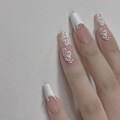 Pikkukuva 6 / 8: 24 kpl Fake Nails pitkät ranskalaiset Z-173 Z-173 Z-173