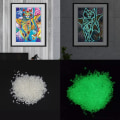 Miniatyrbillede 6 af 8: Glow in Dark Resin Stone Lysende Rhinestone 20GROUND RUND 20gRound