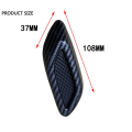 Miniatyrbillede 2 af 8: Bil Sideskærm Air Vent Hood Scoop SORT Black