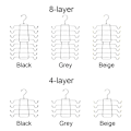 Pikkukuva 2 / 10: Ripustin Alusvaatteet Ripustin GRAY 8-KERROS 8-KERROS Grey 8-layer-8-layer