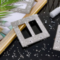 Miniatyrbild 5 av 10: US Standard Switch Panel Sticker Rhinestones Socket Frame 09 09 09