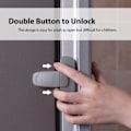 Miniatyrbillede 7 af 10: Køleskab Låseskab Spænde GRÅ 2STK 2STK Grey 2PCS-2PCS