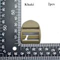 Miniatyrbild 7 av 9: Webbing Strap Spänne Slider Fästelement ARMY GREEN Army Green