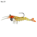 Miniatyrbillede 1 af 10: Prawn Lure Rejer Fake Bait NO.01 NO.01 No.01