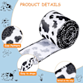 Pikkukuva 4 / 7: 2 rullaa 10 jaardia Cow Print Ribbon Wired Cow Print Wired Edge