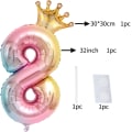 Pikkukuva 2 / 10: 3 kpl Numeroilmapallot Mini Crown Balloon 5 5 5