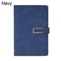 Miniatyrbillede 1 af 10: A5 Notebook Ledger Book NAVY Navy