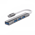 Pikkukuva 1 / 10: USB 3.0 Hub Type-C -jakaja TYYPPI-C TUMMANHARMAA TYYPPI-C TUMMANHARMAA Type-C Dark Grey