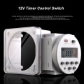 Miniatyrbilde 2 av 8: 12V DC Programmerbar Digital 12V Timerstyrt Bryter