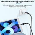 Miniatyrbilde 7 av 10: USB-C til Type C Kabel Datalinje VERTICAL BEND 3M VERTICAL BEND Vertical Bend 3m