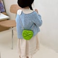 Miniatyrbillede 7 af 10: Piger Crossbody taske Børnehjerte håndtasker SORT black