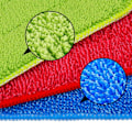 Miniatyrbilde 8 av 10: 6 STK Rengjøringsputer Mopppads Gjenbrukbare vaskbare spraymopppads blue