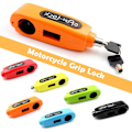 Miniatyrbild 4 av 8: Motorcykelgrepplås Styrlås ORANGE orange