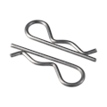 Miniatyrbillede 3 af 6: 2 STK Cotter Pin R Clips Wire Hårnåle
