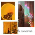 Miniatyrbild 8 av 10: Solnedgångsprojektionslampor Golvlampa GUL USB USB yellow USB-USB