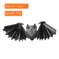 Miniatyrbilde 1 av 10: 2 stk Halloween papirflaggermus hengende gresskarhatt anheng C C C