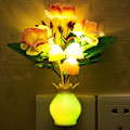 Miniatyrbilde 8 av 10: Fargerikt lite nattlys LED-soppnattlys 3 3 3