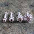 Miniatyrbilde 4 av 10: 4 stk Fondantform Cookieform Stempelform