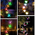 Miniatyrbild 9 av 10: LED Wind Chime Solar Light 3 3 3
