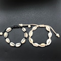 Miniatyrbillede 6 af 9: 5 stk Sea Shell Armbånd SORT black