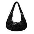 Miniatyrbillede 1 af 9: Clutch taske underarm taske SORT Black