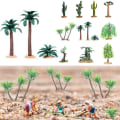 Miniatyrbilde 9 av 10: Artificial Cactus Models Miniature Fruit Tree 5 5 5