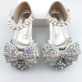 Miniatyrbillede 10 af 10: Sløjfe Krystalsmykker Rhinestone Bowknot SORT LARGE SORT LARGE Black Large
