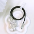 Miniatyrbillede 9 af 10: 2 Sæt Datakabel Winder Oplader Adapter Etui LOVE TULIP LOVE Love Tulip