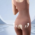 Miniatyrbillede 5 af 10: Bodysuit Shapewear Slankende Undertøj SORT 3XL/4XL black 3XL/4XL