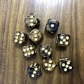 Pikkukuva 9 / 10: 10 kpl/setti DND-noppaa Polyhedral Dice STYLE 6 STYLE 6 Style 6