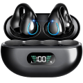 Miniatyrbilde 1 av 9: Bone Conduction-øreplugger Bone Conduction-hodetelefoner SVART Black