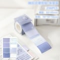 Miniatyrbilde 1 av 10: 256 STK/Eske Memo Pad Study Sticky Note 01-GRADIENT BLÅ 01-Gradient Blue