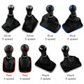 Pikkukuva 2 / 10: Vaihteenvaihteen nuppi Auton vaihteenvaihde PUNAINEN 6 NOPEA 6 NOPEUS Red 6 speed-6 speed