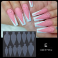 Miniatyrbilde 1 av 10: French Forma Dual Sticker Nail Form E E E