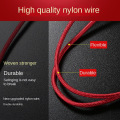 Miniatyrbilde 3 av 9: Hurtiglading Type-C Datakabel RØD TYPE-C TYPE-C RED TYPE-C-TYPE-C