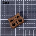 Miniatyrbild 3 av 10: 6st Tactical Cord Lock Toggle Stopper BRUN Brown
