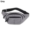 Midjeväska Bröstväska Crossbody Handväskor GRÅ grey