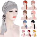 Miniatyrbild 4 av 4: Kvinnor Turban Håravfall Hatt grey