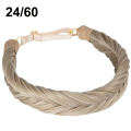 Miniatyrbillede 1 af 10: Syntetisk pandebånd Fishtail Braids Hår 24/60 24/60 24/60