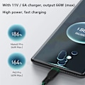 Pikkukuva 10 / 10: Pikalatauskaapeli USB Type C -kaapeli MUSTA 1M Black 1m