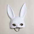 Miniatyrbillede 10 af 10: Bunny Mask Ansigt Lang SORT black