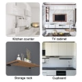 Miniatyrbilde 9 av 10: Høyre vinkelbrakett Skrivebordshylle STYLE 2 STYLE 2 Style 2