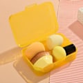 Miniatyrbillede 1 af 10: 4 stk Kosmetisk puffsæt svampepulver GUL B B yellow B-B