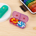 Miniatyrbillede 5 af 5: Pilleæske Medicinæske Medicintabletdispenser