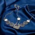 Miniatyrbillede 7 af 9: Bohemian Head Chain Hår smykker SØLV silver