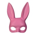 Miniatyrbillede 8 af 10: Bunny Mask Ansigt Lang HVID white