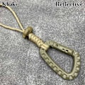 Miniatyrbillede 1 af 10: Fastgør quickdraw sjækle karabinhage Clip KHAKI REFLECTIVE Khaki Reflective-Reflective