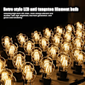 Miniatyrbild 5 av 10: LED-glödlampa Vintage Bulb C35 PULLING TAIL C35 PULLING TAIL C35 Pulling  tail
