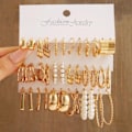 Miniatyrbillede 1 af 10: Twist Chain Øreringe Simple Earring I I I