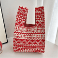 Miniatyrbillede 10 af 10: Strikket håndtaske Knot Wrist Bag SORT A A black A-A